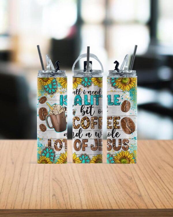 Coffee And Jesus Tumbler - Image 2