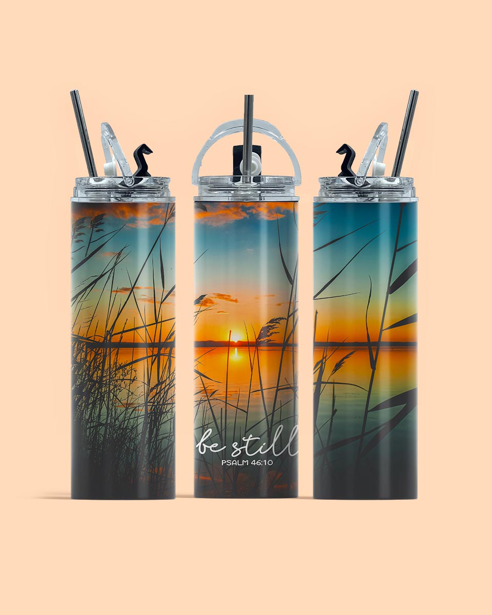 Be Still Sunset Tumbler