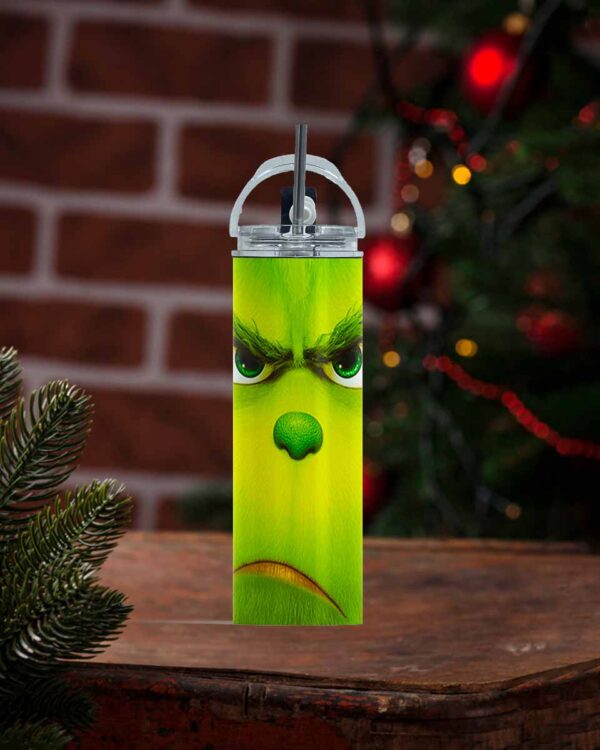 Grinch Face Tumbler - Image 2