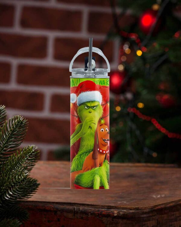 Grinch In Seat Tumbler - Image 2