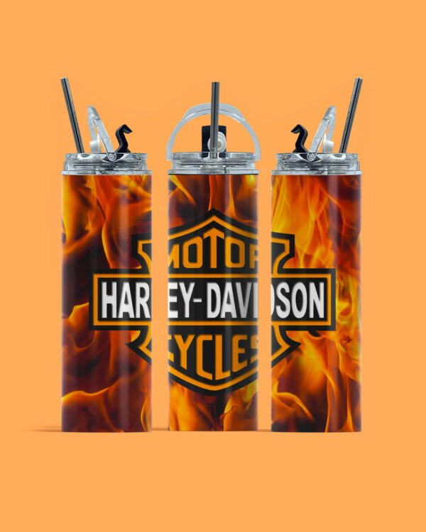 Harley Davidson Fire Tumbler