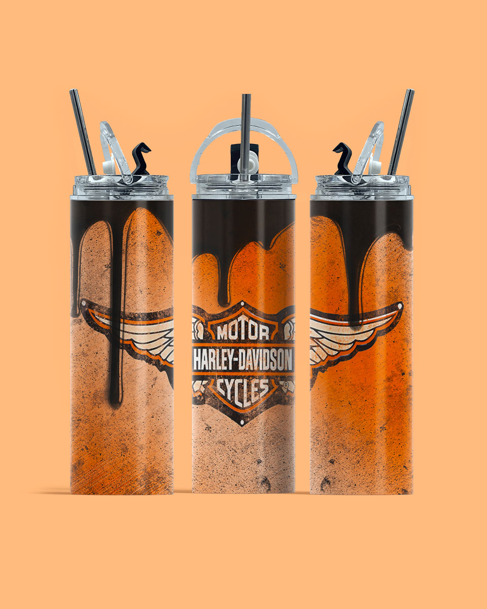 Harley Davidson Wings Tumbler