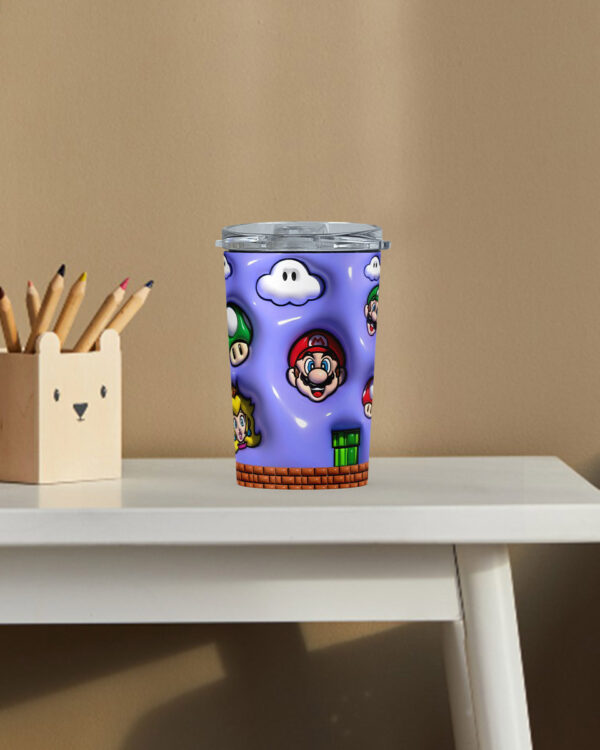 Mario, Luigi, and Princess Peach Tumbler - Image 2